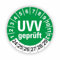 Fassbender-Druck PRÜFPLAKETTEN - Hochwertige Prüfetiketten UVV PRÜFUNG Ø 30mm - Selbstklebende PVC-Folie - Wartungsetiketten für Prüfung - Prüfplakette für Prüfungsnachweis (30 Stück)