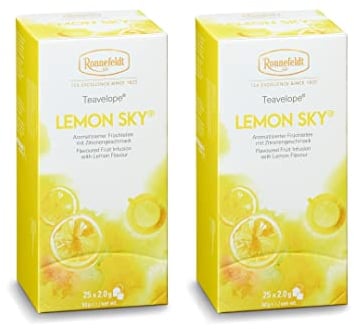 Ronnefeldt-Teavelope - Infuso aromatizzato alla frutta al gusto di limone, 2 x 25 x 2 g