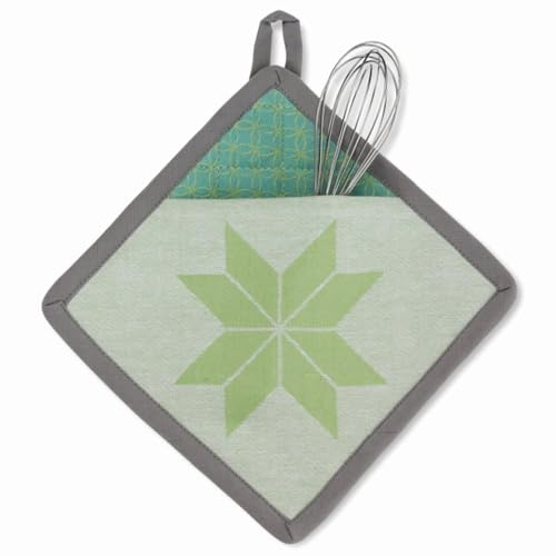 Kela Küche Topflappen, Baumwolle, Grün, 20 mm X 20 mm
