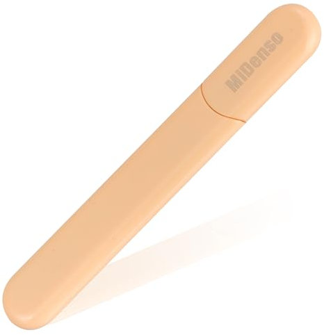 MiDenso Premium Glass Nail File with Case, Pink