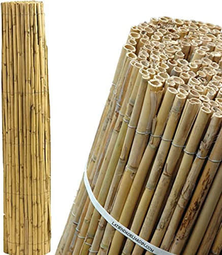 Suinga CANISSE ENTIÈRE naturelle pour JARDIN 1 x 5 m, utile pour l'occultation, la délimitation ou les ombrages