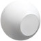 KCO Abat-jour globe en verre de rechange moderne - Accessoires en verre pour appliques murales suspendues (blanc)