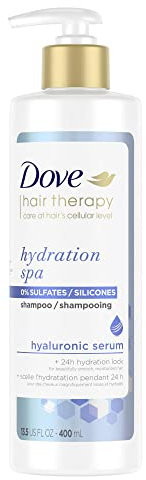 Dove Hair Therapy Hydration Spa 24-hour hydration lock Shampoo for dry hair 400 ml