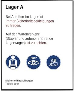 Kaiser + Kraft MADRID Black Line™ Wegweiser | DIN A4 hoch, HxB 299,5 x 212,5 mm, schwarz