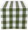 Tischläufer 180x32 - Robuster Tisch Läufer aus Baumwolle - Hochwertiger Tischläufer grün kariert - Table Runner - Waschbarer Läufer Tisch mit 220g/m²