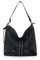 ADITAM Damen Umhängetaschen Stylische Handtasche Große Hobo Bag für Damen Tragetasche Schwarz Double The Comfort