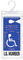 Lambo Handicap Placard Holder pour Auto - Porte-Transparent pour handicapé pour Voiture - Porte-Garage Aide Au Stationnement avec avec Cintre pour Carte Bancaire