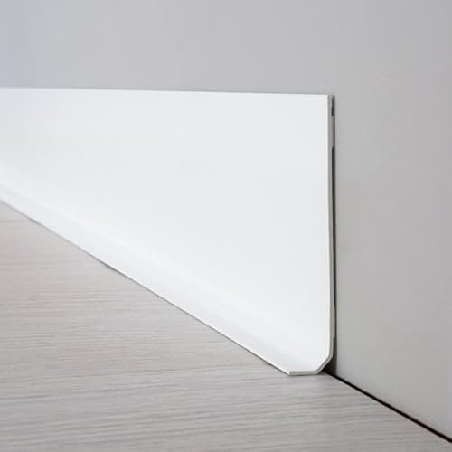 Plinthe PVC lot de 10 L100xH. 8cm Blanche