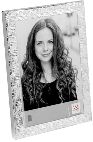 walther design Bilderrahmen Mirja Aluminium Portraitrahmen, 15x20 cm, silber, AB520S