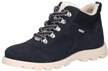 CAPRICE Damen Sneaker flach Gefüttert Bequem, Blau (Ocean Comb), 39 EU
