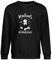 Addams On Wednesdays We Wear Black Top TV Show Gift Wednesday Men's Long Sleeve Crewneck 100% Cotton Pullover Unisex Sweatshirts Black M