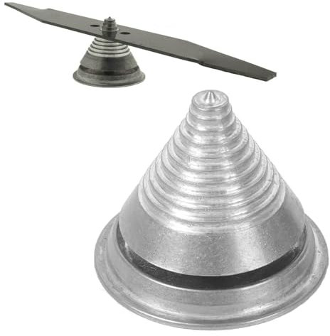 Multisland 1 Pack Lawn Mower Blade Balancer Lawnmower Accessories Universal Metal Precision Blade Balancers for Balancing Blades After Sharpening