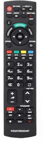 1pc Remote Control Use For Panasonic Smart TV N2QAYB000487 N2QAYB000572 EUR7628030 EUR7628010 N2QAYB000352 N2QAYB000753 Controller