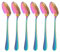 AOZUO 6 Pièces petite Cuillère, petite Cuillère à Dessert Cuillères à Café petites cuillères à latte macchiato, cuillères à dessert, surface miroir, cuillères à expresso