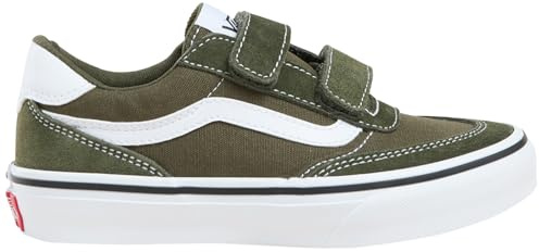 Vans Brooklyn Ls V Sneaker für Kinder, Unisex, Leaf White, 27.5 EU