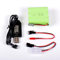 AFTERTECH Akku NI-MH 7,2 V 2400 mAh 52 x 44 x 29 mm mit USB-Ladekabel und Stecker SM 2P KET JST E3E5