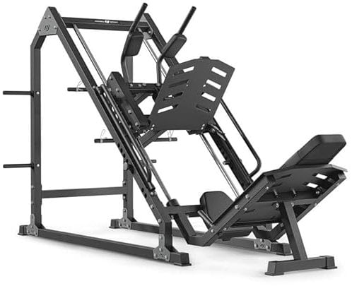 Marbo Sport Beinpresse und Hackenschmidt Maschine 45° | Leg Trainer | Leg Press 45° MS-U106 2.0
