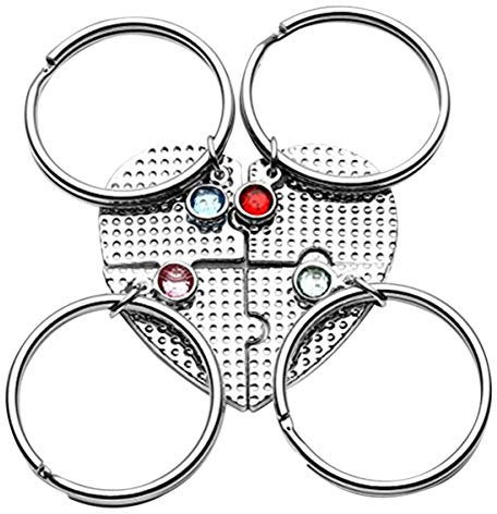 Homoyoyo Puzzle-schlüsselanhänger Mit Einzigartigem Design Herzform Schlüsselring Für Taschenzubehör Handwerkskunst