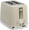 Cello 850W Cream 2 Slice Toaster with Wide Slots & 7 Browning Levels, High Lift, Crumb Tray, Cord Storage, Bread Toaster with Illuminated Cancel-Reheat-Defrost Controls, Bl