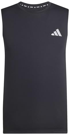 adidas Herren Adi365 Running Essentials Tank Shirt, Black, XXL