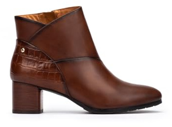 Pikolinos Calafat Stiefeletten mit Absatz Damen | Aus Leder | Reißverschluss | Mittlerer Absatz | EU-Größe 35–42