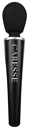 CARESSE Compact Wand Massager – Leistungsstarker Mini Massage-Stab mit 5 Vibrationsstufen, 6000 RPM Motor, IPX7 wasserdicht, ergonomisches Design, wiederaufladbar, flüsterleise