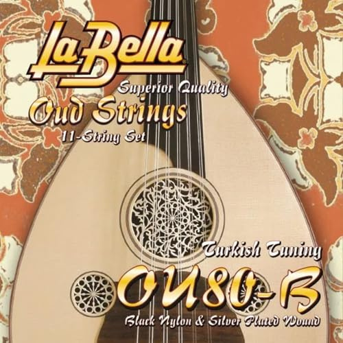 La Bella OU80B OUD Turkish Tuning Black