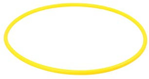 HAEST Gymnastikring - Reifen - robust - aus Kunststoff - 60 cm - gelb - Spielgerät