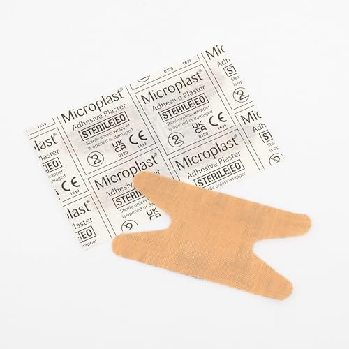 Crest Medical Microplast Fabric Knuckle/Anchor Plasters 50-Piece
