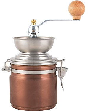 La Cafetière 5164825 Origins Coffee Grinder – Copper Finish, 18.5 x 11.5 x 11.5 cm