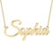 Joelle Jewelry Design Personalisierte Namenskette Gold/Rosegold Vergoldet Silber Kette mit Namen Geburtstagsgeschenk Für Frauen Mädchen Mama Freundin Schwester Oma
