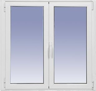 Ventanastock Ventana Aluminio 1000x1000 Practicable Oscilobatiente 2 hojas