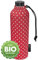 Emil Trinkflasche aus Glas für Mädchen & Jungen isolierte Glasflasche für Schule, Freizeit, Sport: Kinder & Eltern BIO Punkte Rot 0,75l