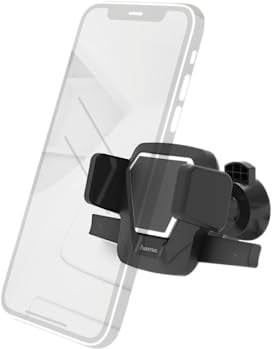 Hama Comfort Vent Auto Passive Halterung Schwarz - Halterungen (Handy/Smartphone, Auto, Passive Halterung, Schwarz, Kunststoff, Horizontal/Vertical)