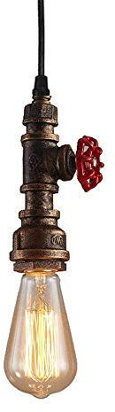 PETITES ECREVISSES Industrielle Pendelleuchte E27 Wasserrohr Vintage Hängeleuchte Lampe Leuchte Metall für Esszimmer Bar Restaurant Café