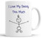 Faithful Prints I Love My Daddy This Much (Boys) Cute Mug – Novelty Dad Gift for Father’s Day, Birthday, Christmas from Son or Step Son - Funny 11oz Ceramic Mug