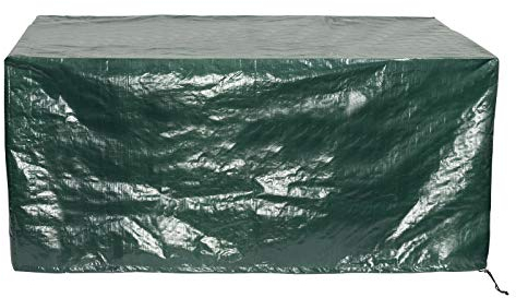 WOLTU Garten Schutzhülle Gewebeplane abdeckplane gartenmöbel für gartentisch Abdeckhaube PE 180x120x70cm Grün