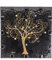 Sospiri Venezia Orologio da Parete Vetro Murano Meccanismo Silenzioso Decorato Murrine e Foglia Oro Idea Regalo Realizzato a Mano Made Italy (Nero 29x29 cm)