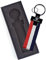 PSL Porte-clés drapeau automobile en nylon et cuir édition limitée pour voitures Renault Clio Laguna avec boîte cadeau, multicolore, taille unique