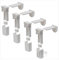 ourdeco® Zubehör/Set Ersatzklemmträger für Plissee Ausbrenner mit Kunststoff Klemmträger/Klemmen=Montage ohne Bohren=Smartfix=Klemmfix-Plissee=Easy-to-fix