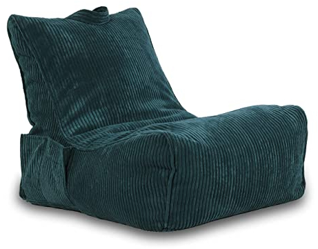 Ecopuf Sitzsack Cord - Sitzsäcke - Bean Bag - Sitzsack mit Füllung zum Kinderzimmer und zum Wohnzimmer - für Erwachsene und Kinder