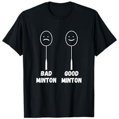 Badminton Goodminton Lustiges Wortspiel Badmintonspieler T-Shirt