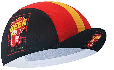 BikingBros Beer Cycling Cap - Retro Cycling Hat-Under Helmet - Cycling Helmet Liner Breathable&Sweat Uptake