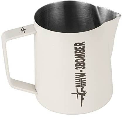 MHW-3BOMBER P5021W Pichet à lait en acier inoxydable 600 ml Blanc mat