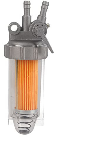 Tyenaza Filtro generatore Diesel, separatore Acqua Carburante, Filtro Olio combustibile di Ricambio ABS, Durevole, Filtro Tubo in Linea Diesel (186Fa 178Fa 186F 5KW)