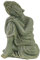MagiDeal Thailand Buddha Figur, Harz Buddha Statue, Buddha Skulptur Ornament Vintage Stil Kunstwerk für Wohnzimmer Outdoor Indoor Schreibtisch Dekoration, Stil D 7,5 x 7 x 10,3 cm