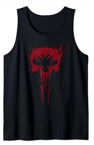 Albanische Krieger Maske Adler Tank Top