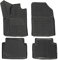 J&J AUTOMOTIVE | Tapis DE SOL EN Caoutchouc 3D Exclusive Compatible Avec C3 Aircross ab 2017, Schwarz, Anti-Rutsch, Allwetter, 4-TLG, Hohes Rand