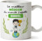 Mugffins Tasses Personnalisables pour MÉDECIN homme - En Français - Cadeau Personalisé- Tu Meilleur du Monde - 11 oz / 330 ml