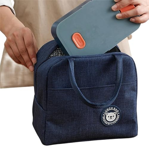 KLLJ Piccola Borsa Termica,Porta Pranzo,Borsa Frigo,Lunch Bag,Borse da Picnic Pranzo,Borsa Termica Porta Pranzo,per Ufficio e Scuola Uomo Donna Bambino